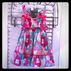 💛Floral dress and bloomers